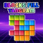 Blocuri umple puzzle tangram